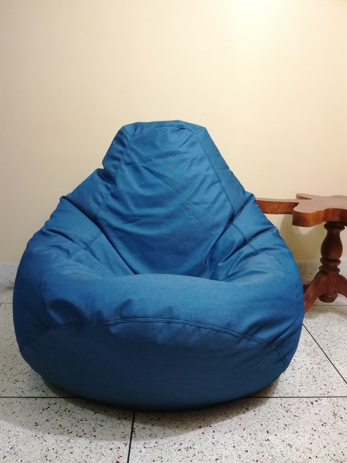 Denim Velvet Bean Bag Bean Bag in Dhaka by LAZY DUDE