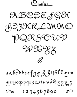 french calligraphy alphabet