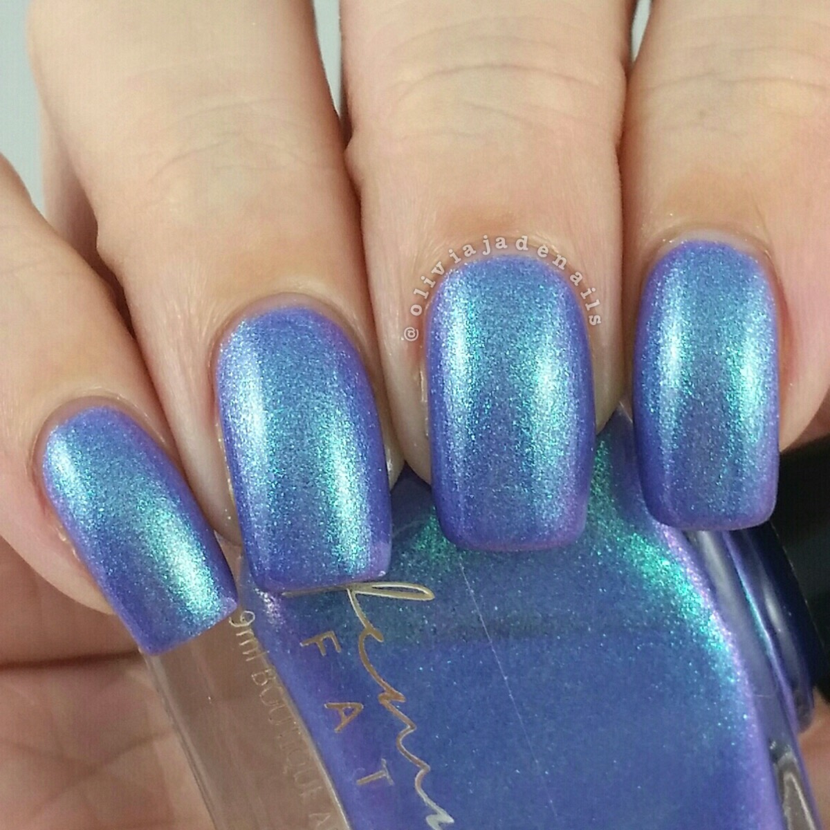 Femme Fatale Cosmetics Thumberlina swatched by Olivia Jade Nails