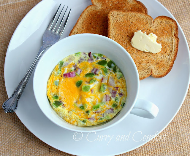 omelet in a cup, see more at http://homemaderecipes.com/cooking-101/how-to-make-an-omelet/