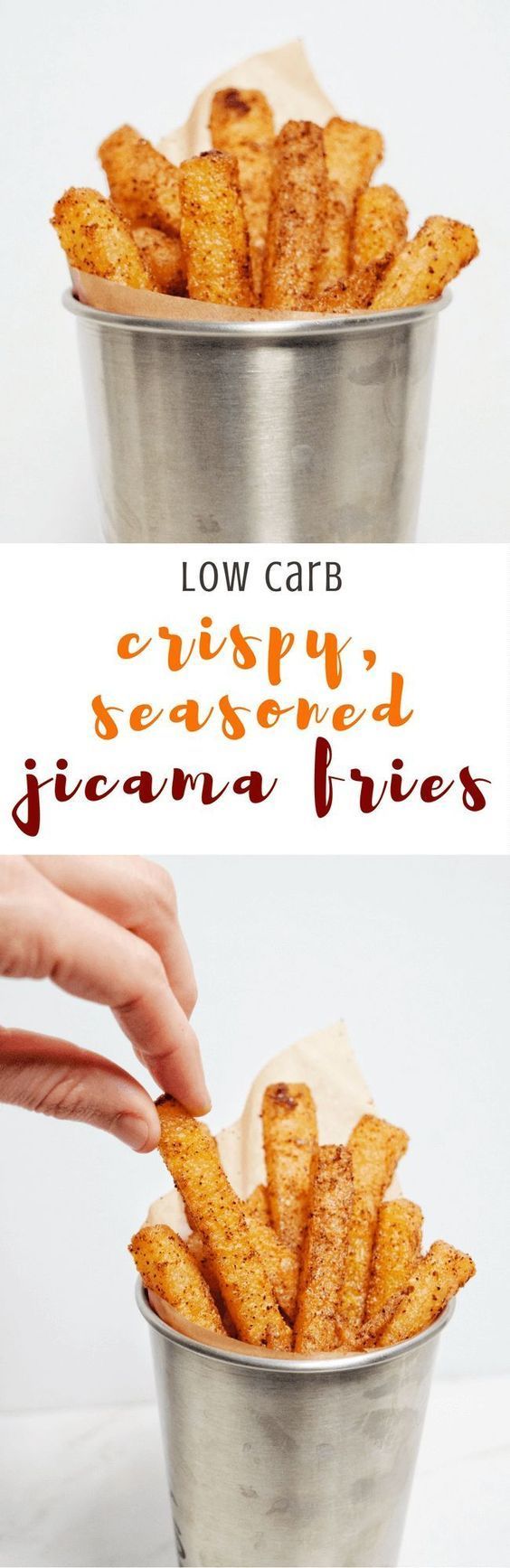 LOW CARB CRISPY SEASONED JICAMA FRIES