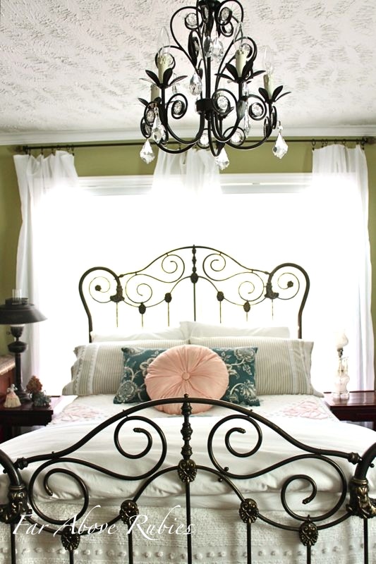 Saving the antique iron bed…