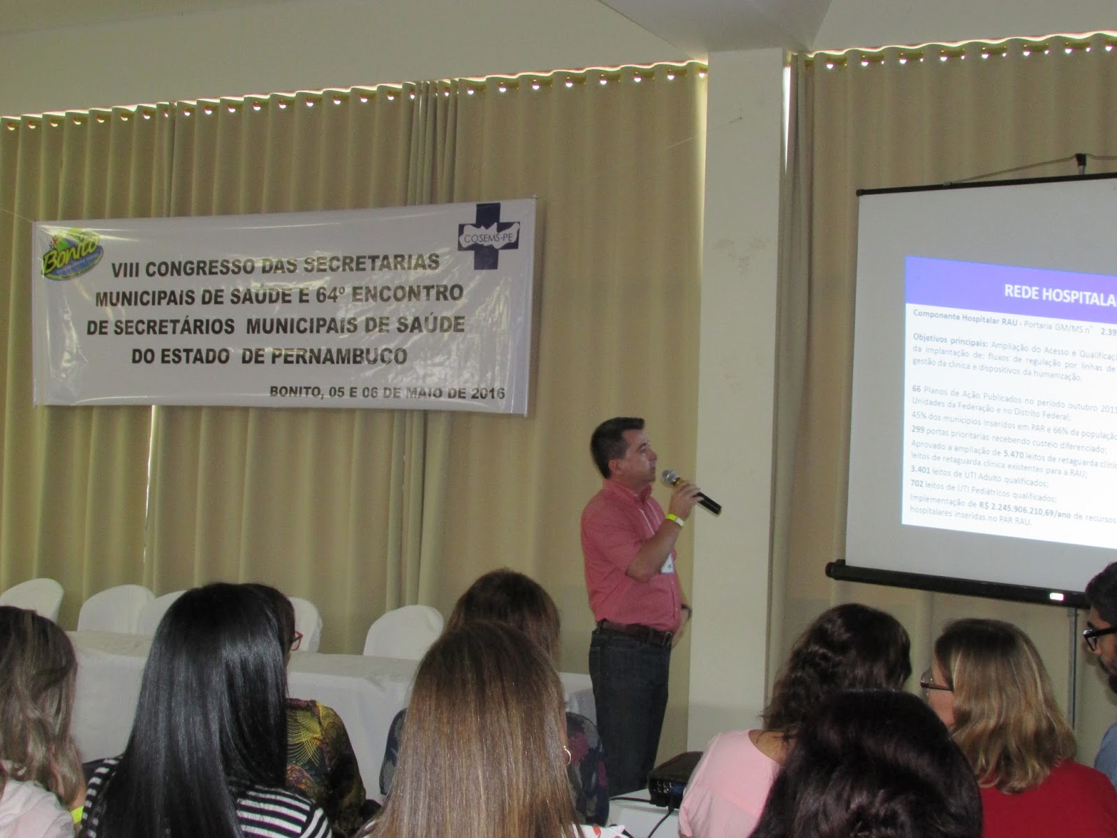 COSEMSPE VIII Congresso das Secretarias Municipais de Saúde e 64° Encontro de Secretários