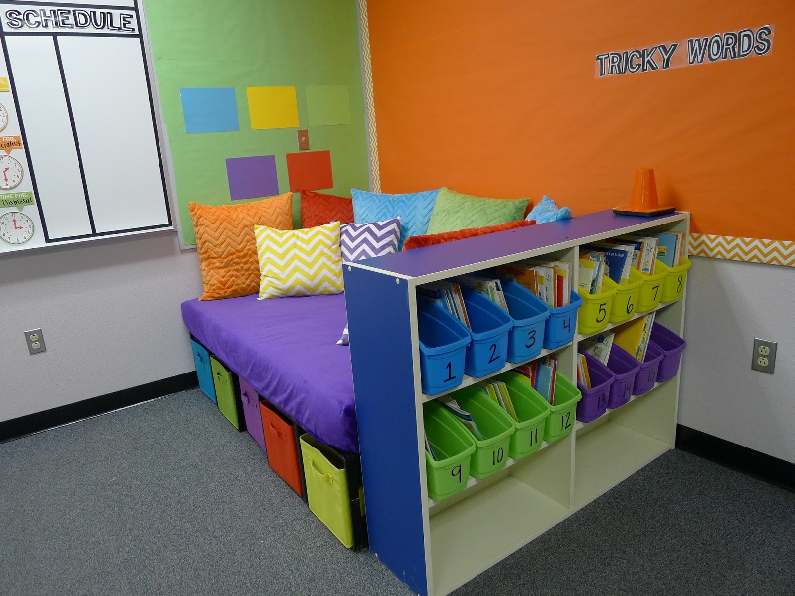 Pieces by Polly DIY Classroom Reading Corner with Cuddle® Fabric and