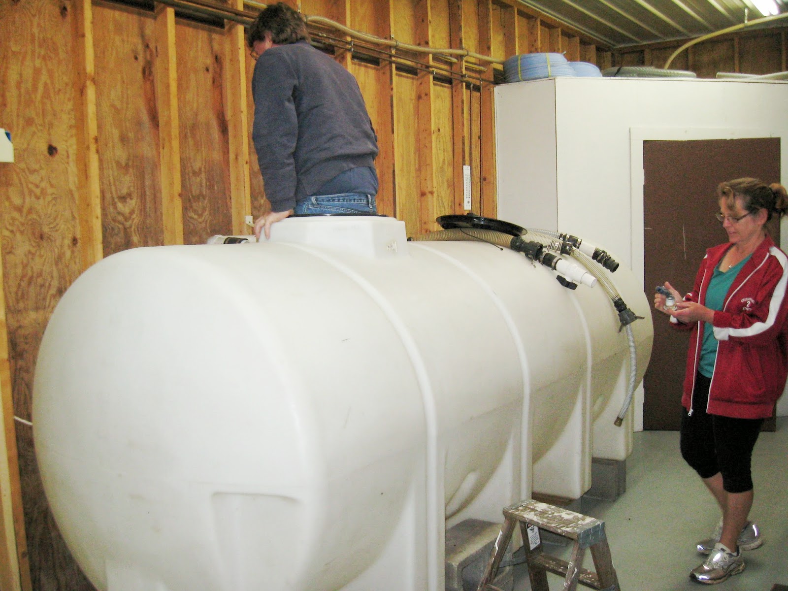 Walling's Maple Syrup From the inside of a sap tank