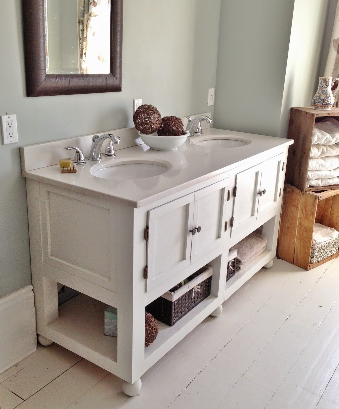 Repurposed Gems Pottery Barn KnockOff Vanity