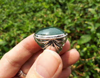 Cincin Batu Giok Jadeite Jade Type A JDT014 No Treatment Origin Burma Memo By DGL