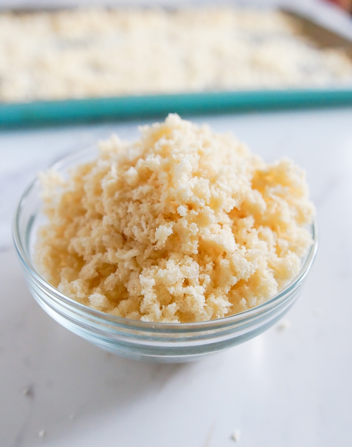 How to Make Homemade Panko Breadcrumbs Bake at 350°