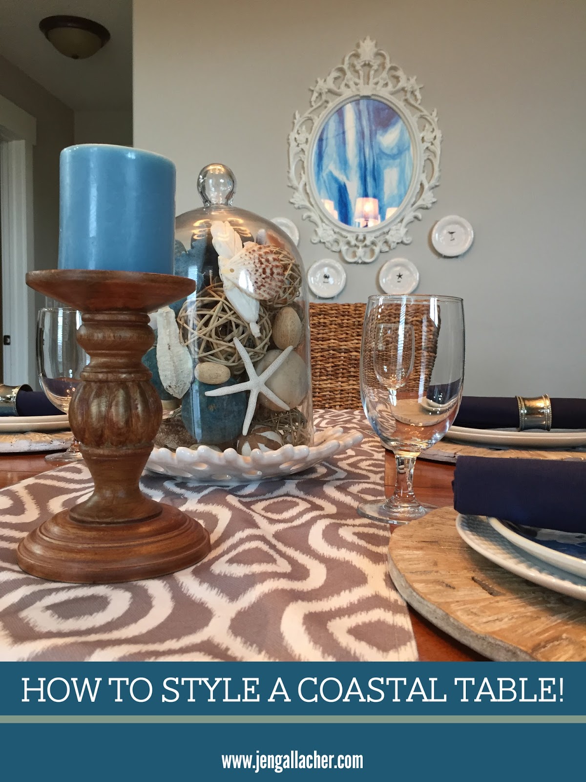 How to Style a Coastal Kitchen Table | Jen Gallacher