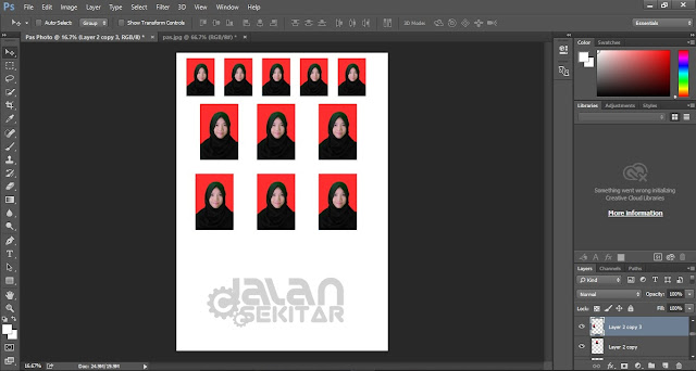 Cara Print Pas Foto Sesuai Ukuran dengan Photoshop