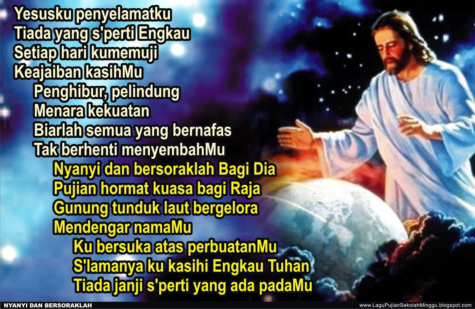 Lirik Lagu Pujian Rohani Kristen Sekolah Minggu Gereja