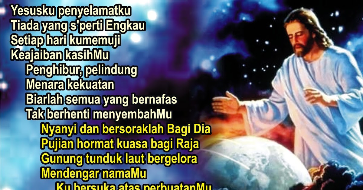 Lirik Lagu Pujian Rohani Kristen Sekolah Minggu Gereja Tuhan Yesus