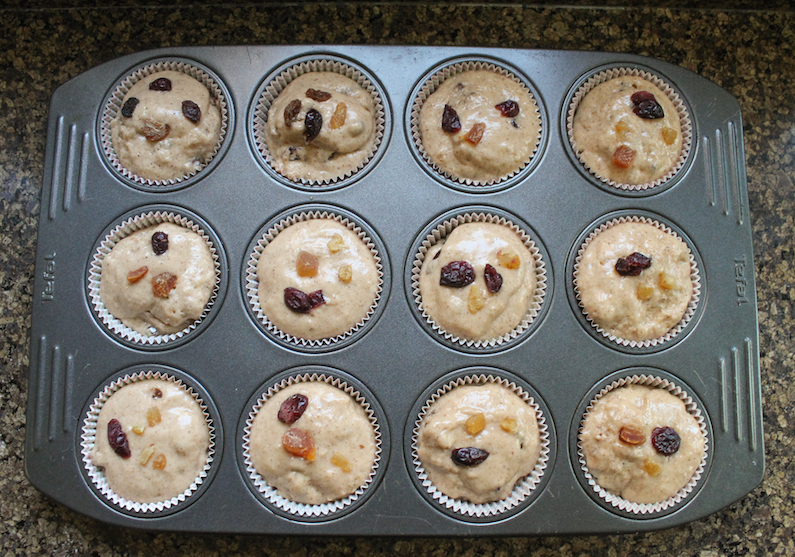 Food Lust People Love Candied Fruit Christmas Muffins MuffinMonday