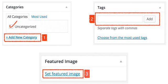 Create category in wordpress Select Post Category and Tags