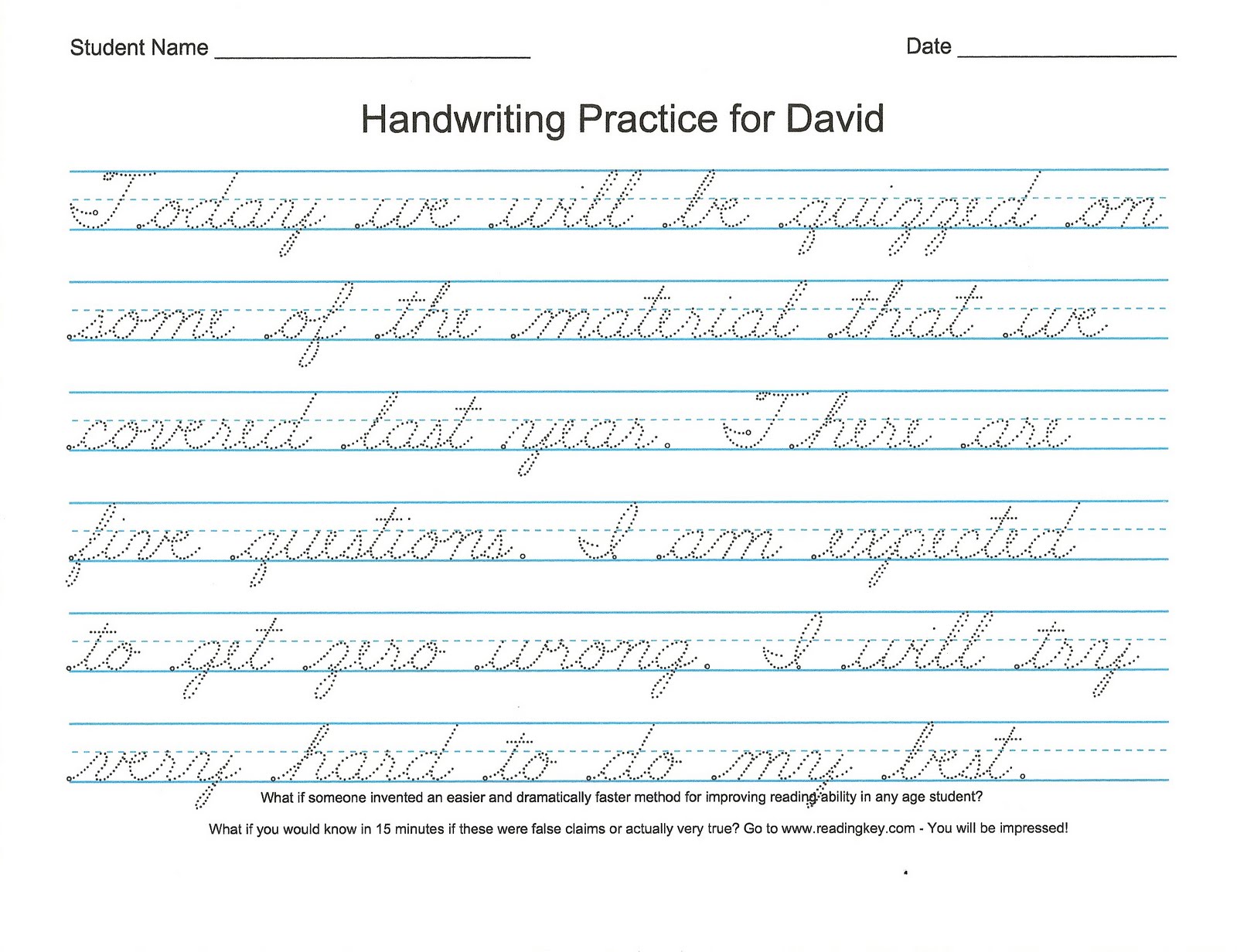 FREE Cursive Handwriting Worksheets | Homeschooling & Education | Freebies