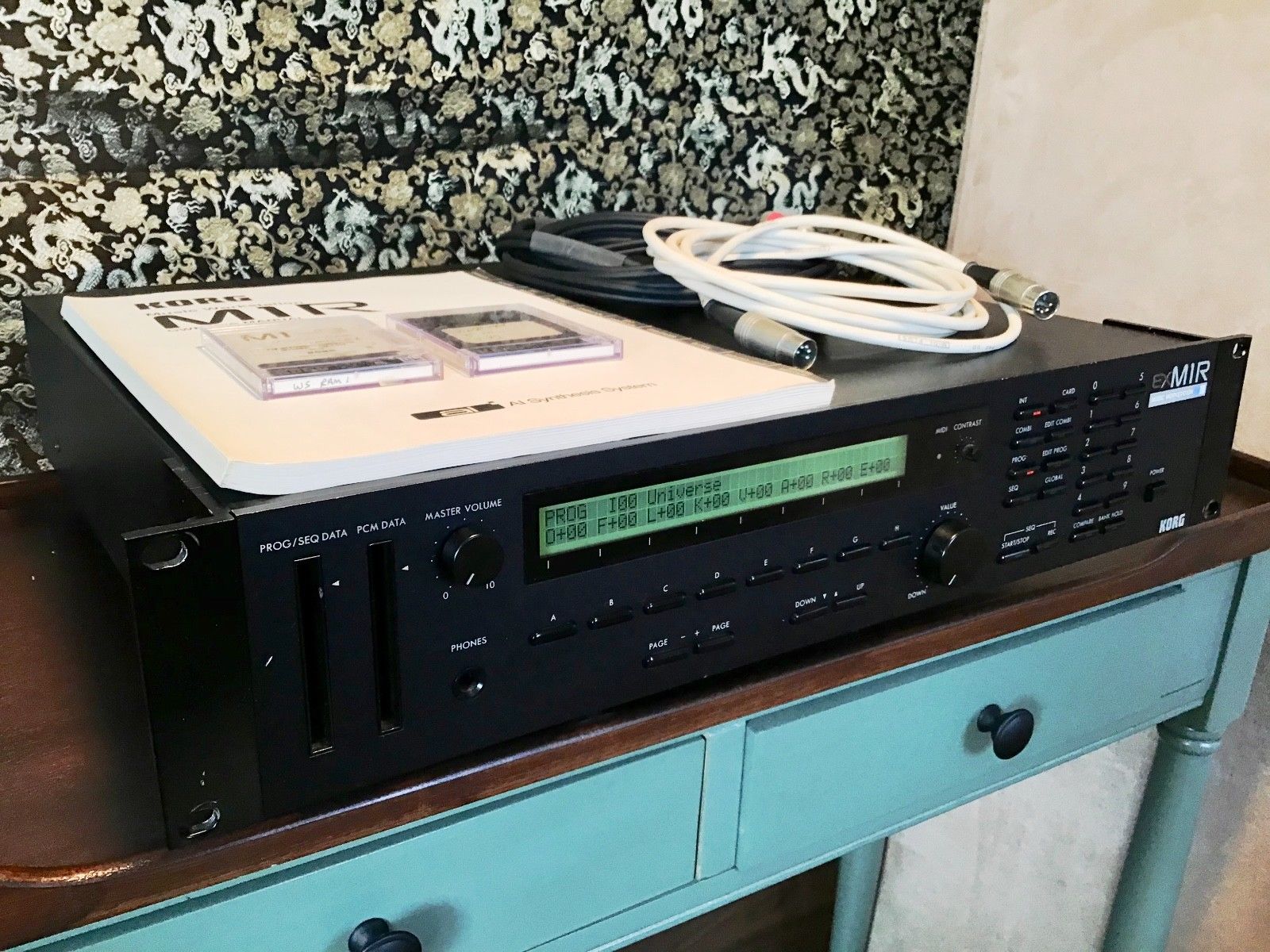 MATRIXSYNTH: Korg M1R EX Workstation Synthesizer SN 012119