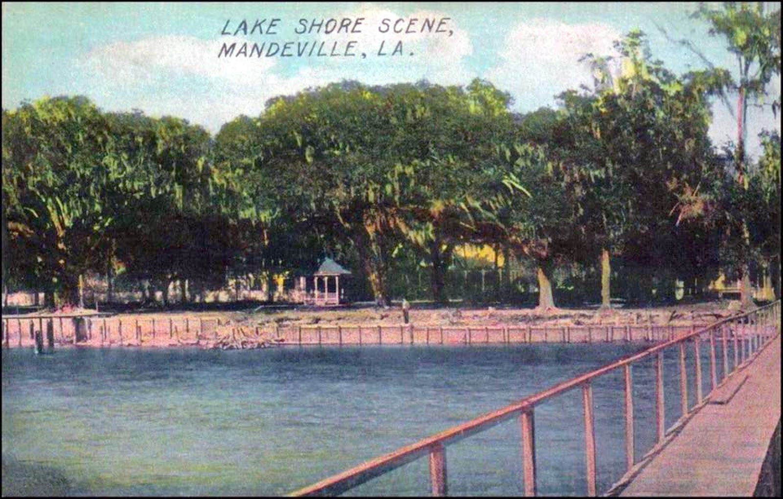 Tammany Family Mandeville Lakefront Postcards