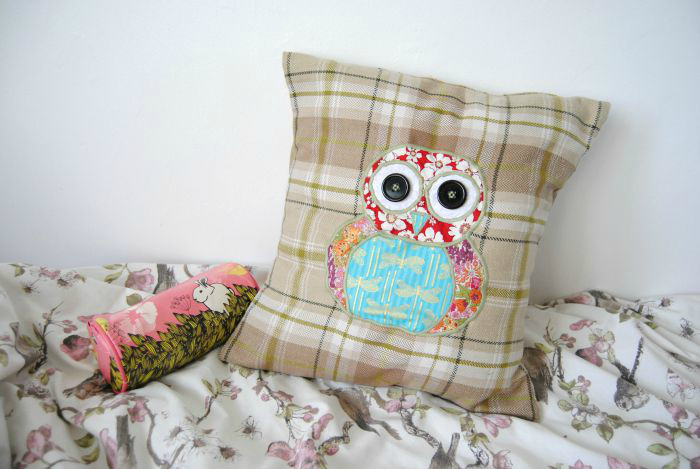 Handmade Owl Cushion