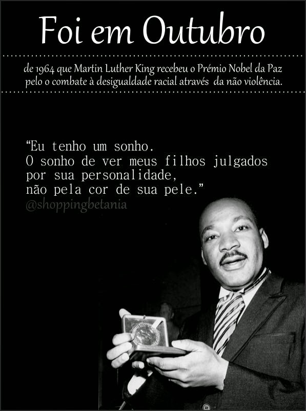 EU TENHO UM SONHO MARTIN LUTHER KING