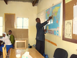 Mr. Isaac Using the Model Classroom