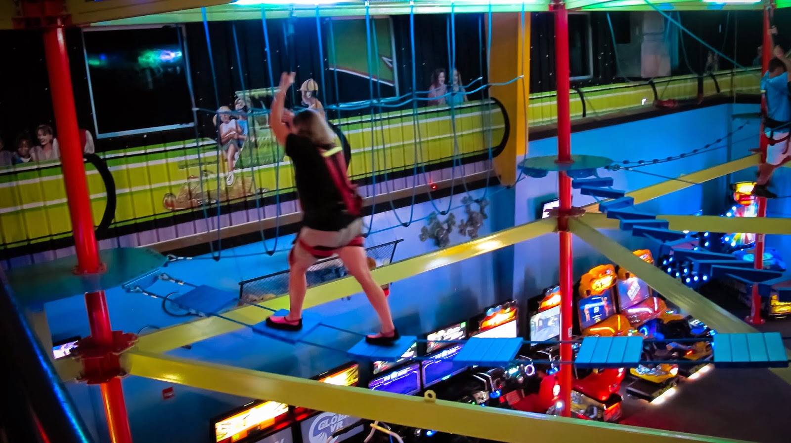 Days To Remember: Andretti Ropes Course & Laser Tag