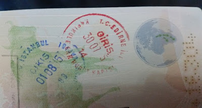 Sello pasaporte Turquía