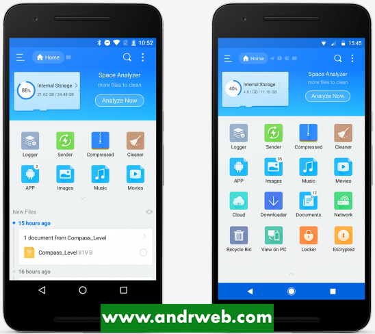 تطبيق تصفح الملفات الأول ES File Explorer File Manager مدفوع للأندرويد