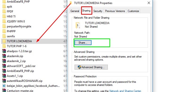 Panduan Lengkap Cara Sharing File Folder Dan Drive Di Windows Kucingtekno Com Panduan Lengkap Cara Sharing File Folder Dan Drive Di Windows Kucingtekno Com