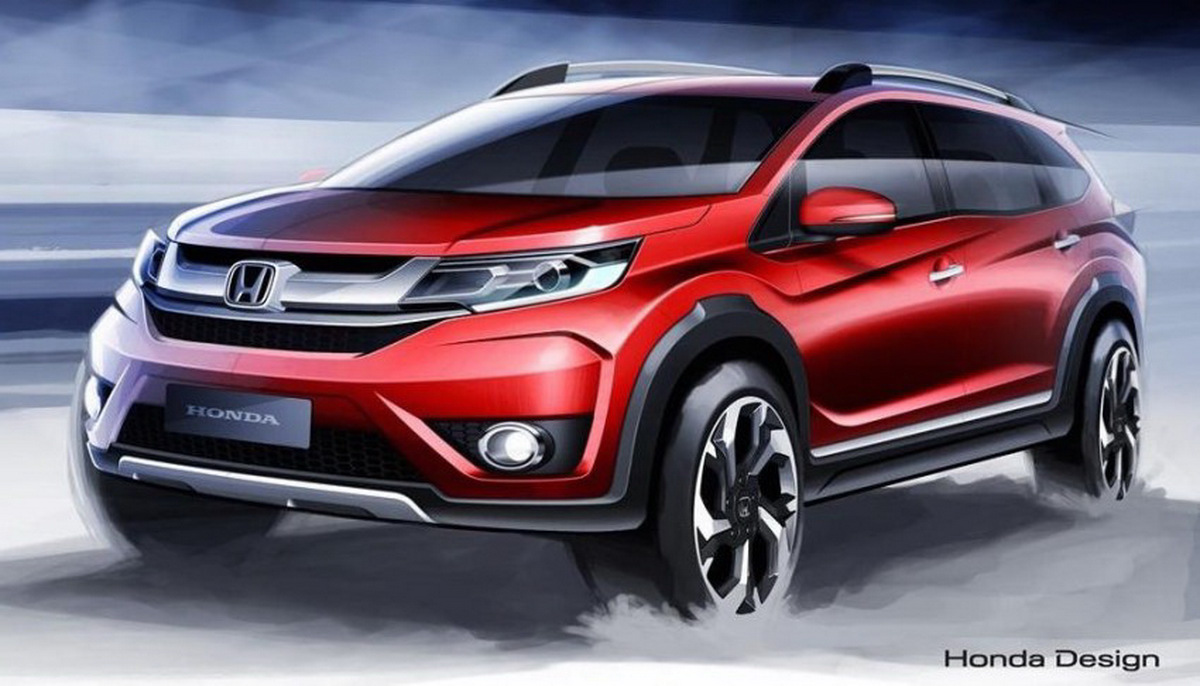 Honda Sketches Out New BR-V, A 7-Seater Crossover For Asia