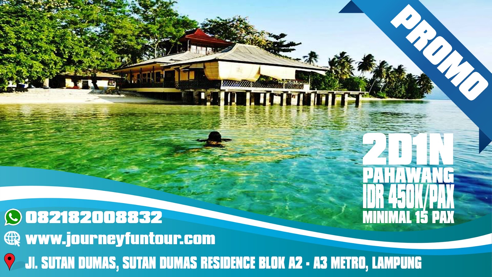 Paket Wisata Pulau Pahawang Lampung - Journey Fun Tour & Travel Lampung