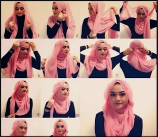 Tutorial Hijab Segi Empat Terbaru 2014 Tutorial Hijab Segi Empat Terbaru 2014