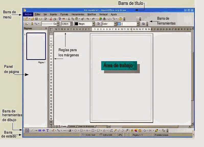 MICROSOFT PAINT Y OPEN OFFICE DRAW