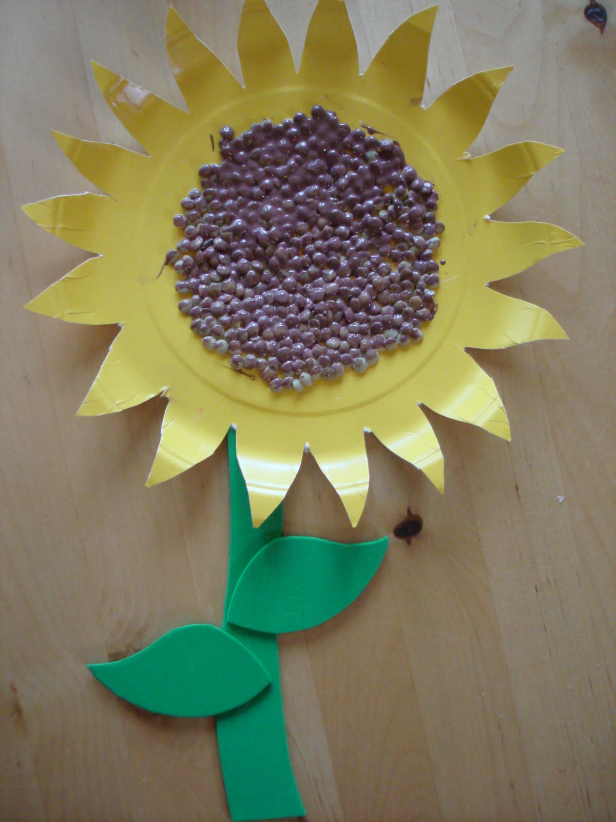 Play and Learn with Dana: Paper Plate Sunflower