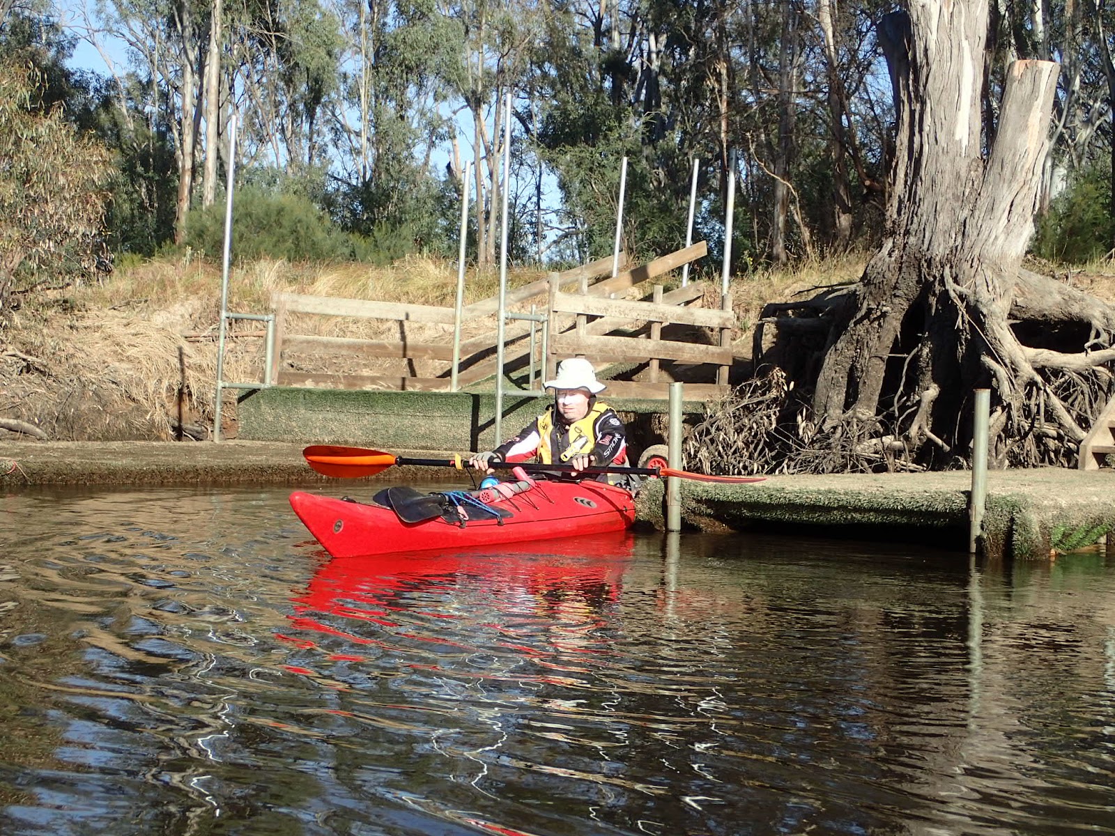 Simon Joe and Tony Big Kayak Paddle Day 3 Turner Bend to Halfway