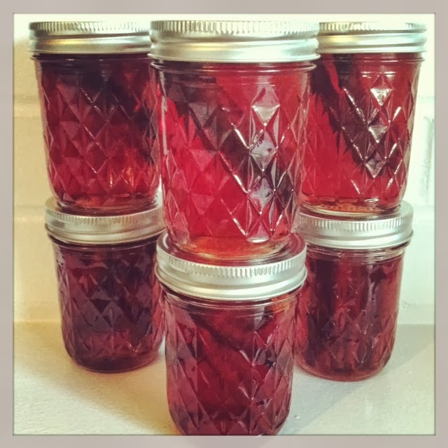 The Martha in Me cinnamon infused simple syrup for the brandy old