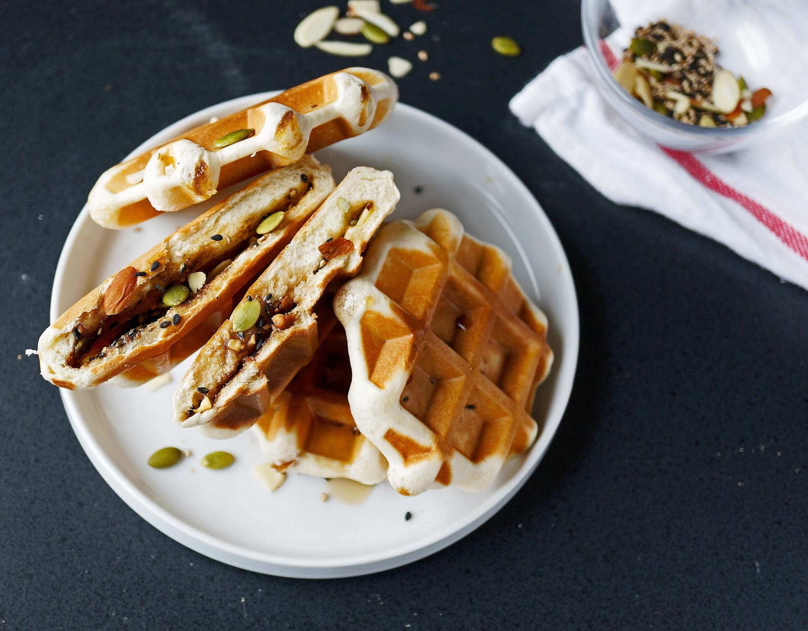 Miss Hangrypants: Hotteok Waffles [Korean cinnamon pancake waffles]