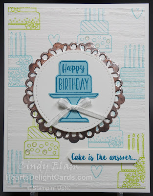 Heart's Delight Cards, Piece of Cake, Sneak Peek, Occasions 2019, Birthday Card, Stampin' Up!