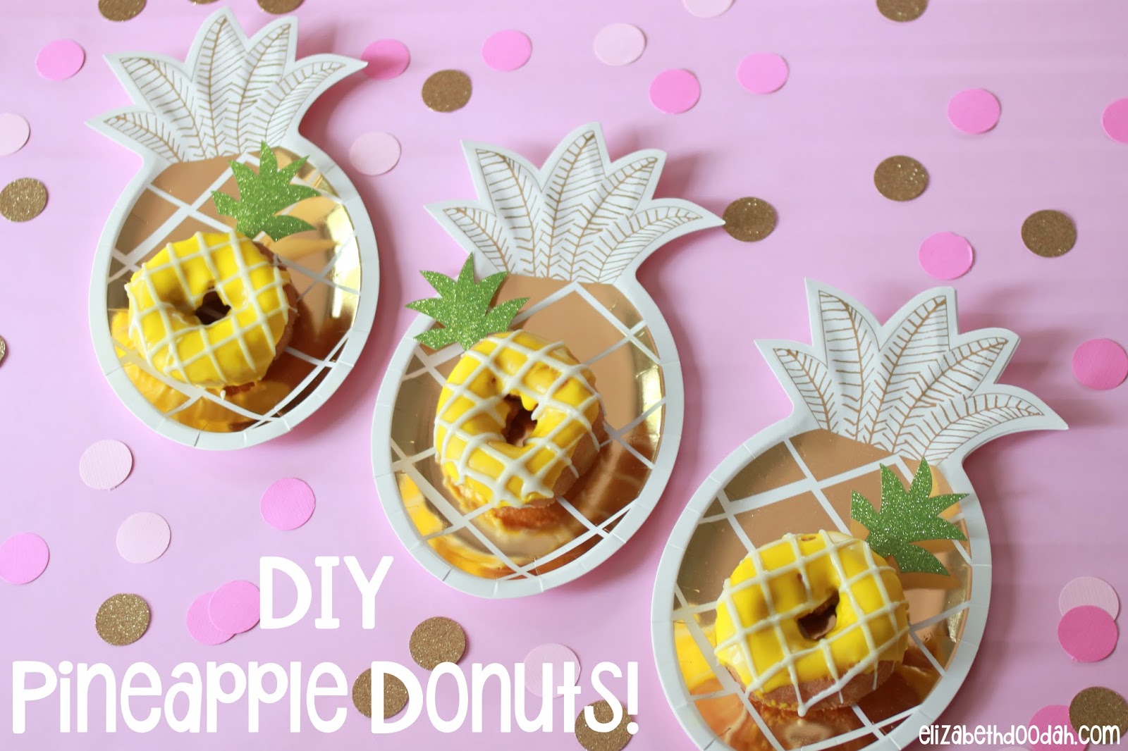 Here Comes The Fun Pineapple Doughnuts