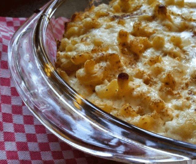Southern Mac and Cheese is a great picnic side dish. This is a family favorite recipe from Southern blogger, Leigh Powell Hines. It's not your usual Mac and Cheese. Great for family reunions, family dinners, or potluck dinners. 