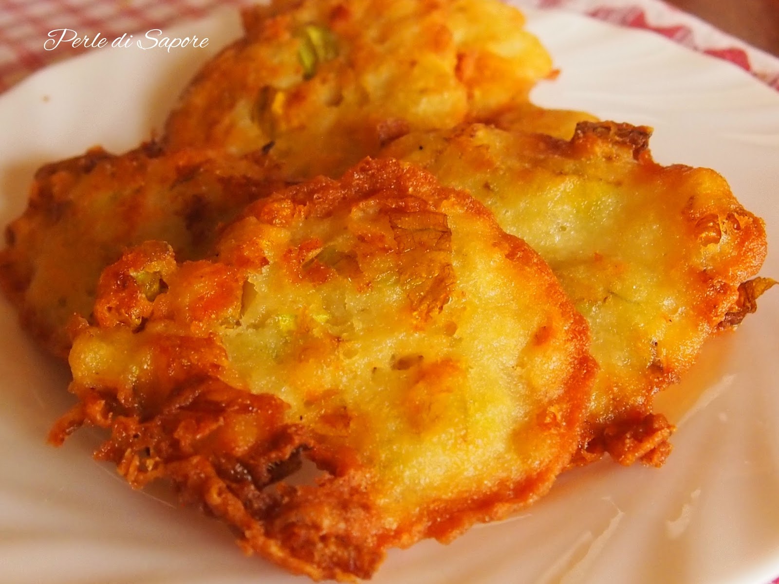 Perle di Sapore Frittelle con i Fiori di Zucca Perle di Sapore Frittelle con i Fiori di Zucca