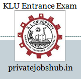 KLU Entrance Exam KLU Entrance Exam