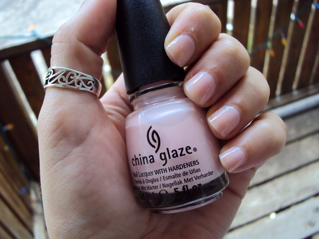 China Glaze Nail Lacquer in Innocence - wide 7