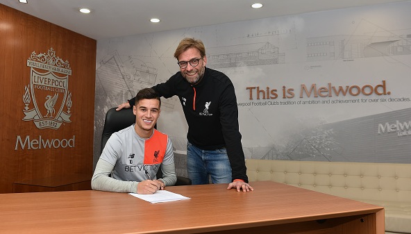 Philippe Coutinho pens new Liverpool deal