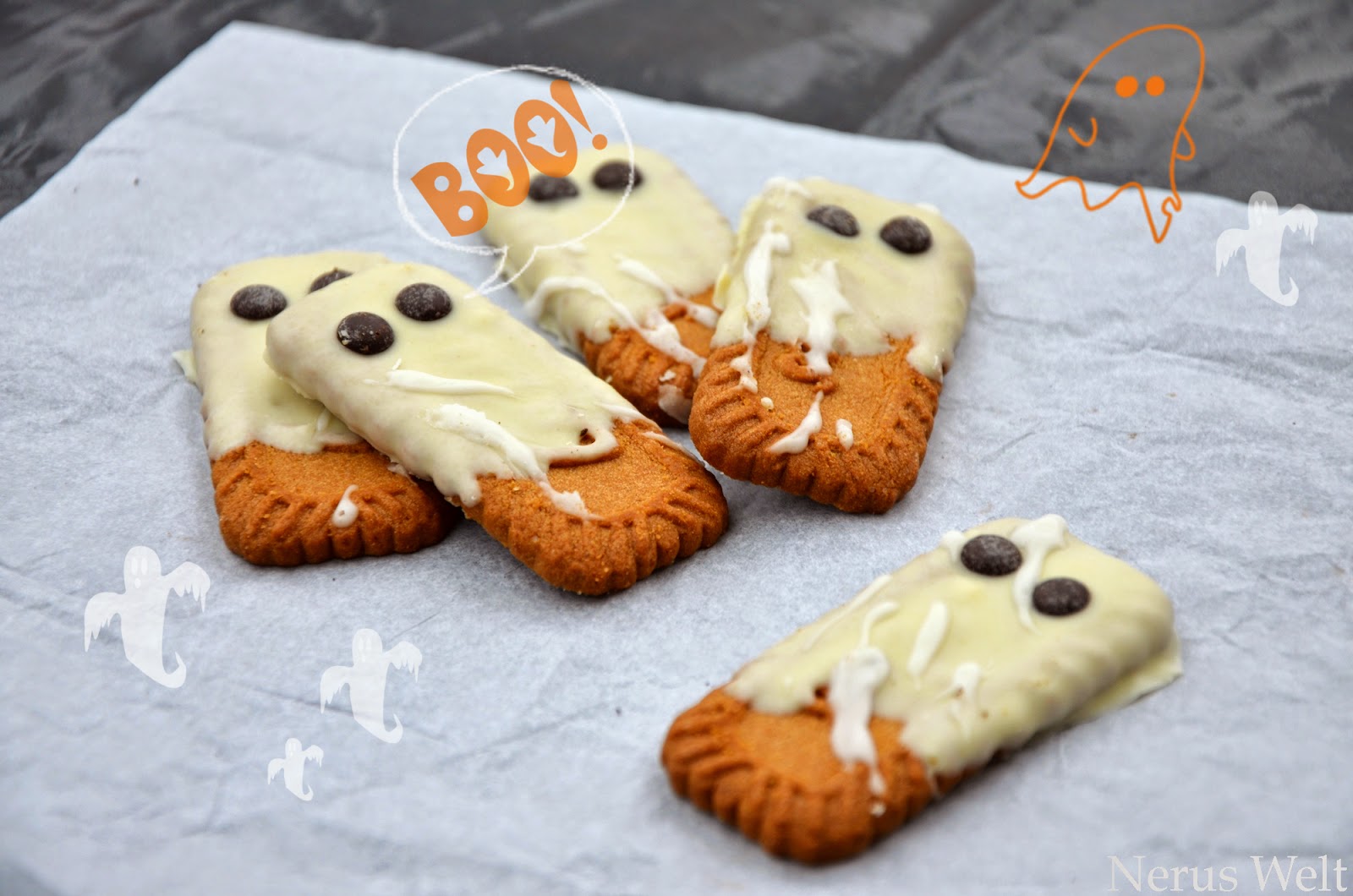 Nerus Welt: [Rezept] Biscuit Geister for Halloween