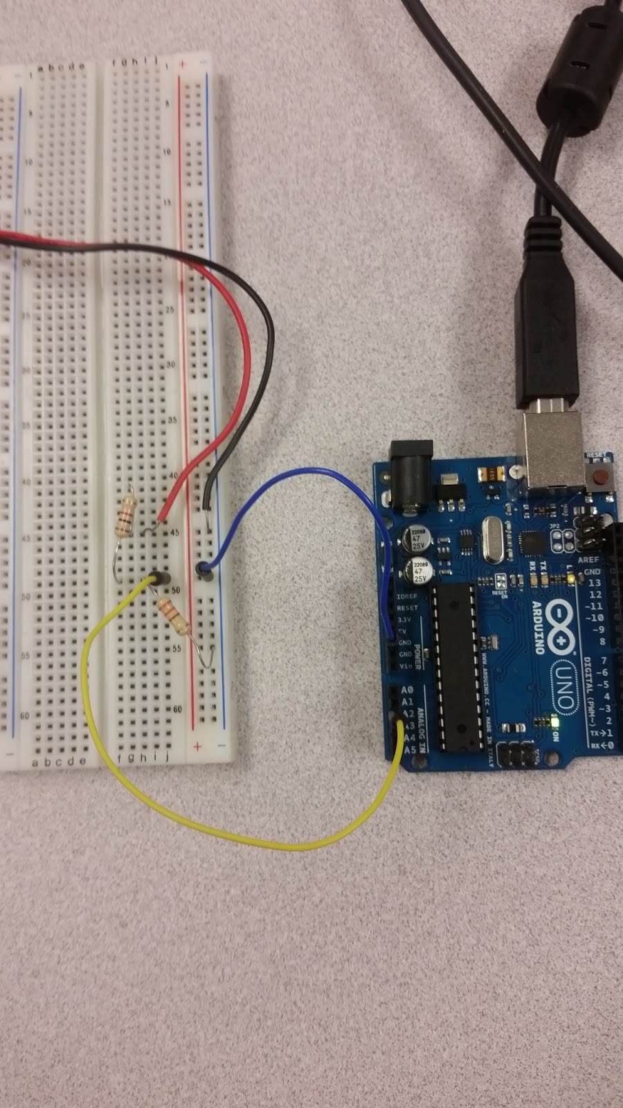 Tel-x-ometer: Arduino Voltage Divider