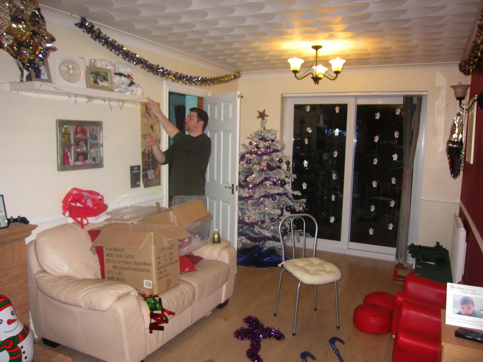 Jelly Rose We put up our Christmas Decorations!