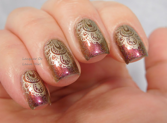 It Girl Nail Art IG201 over Shinespark Polish Pretty Unicorn It Girl Nail Art IG201 over Shinespark Polish Pretty Unicorn
