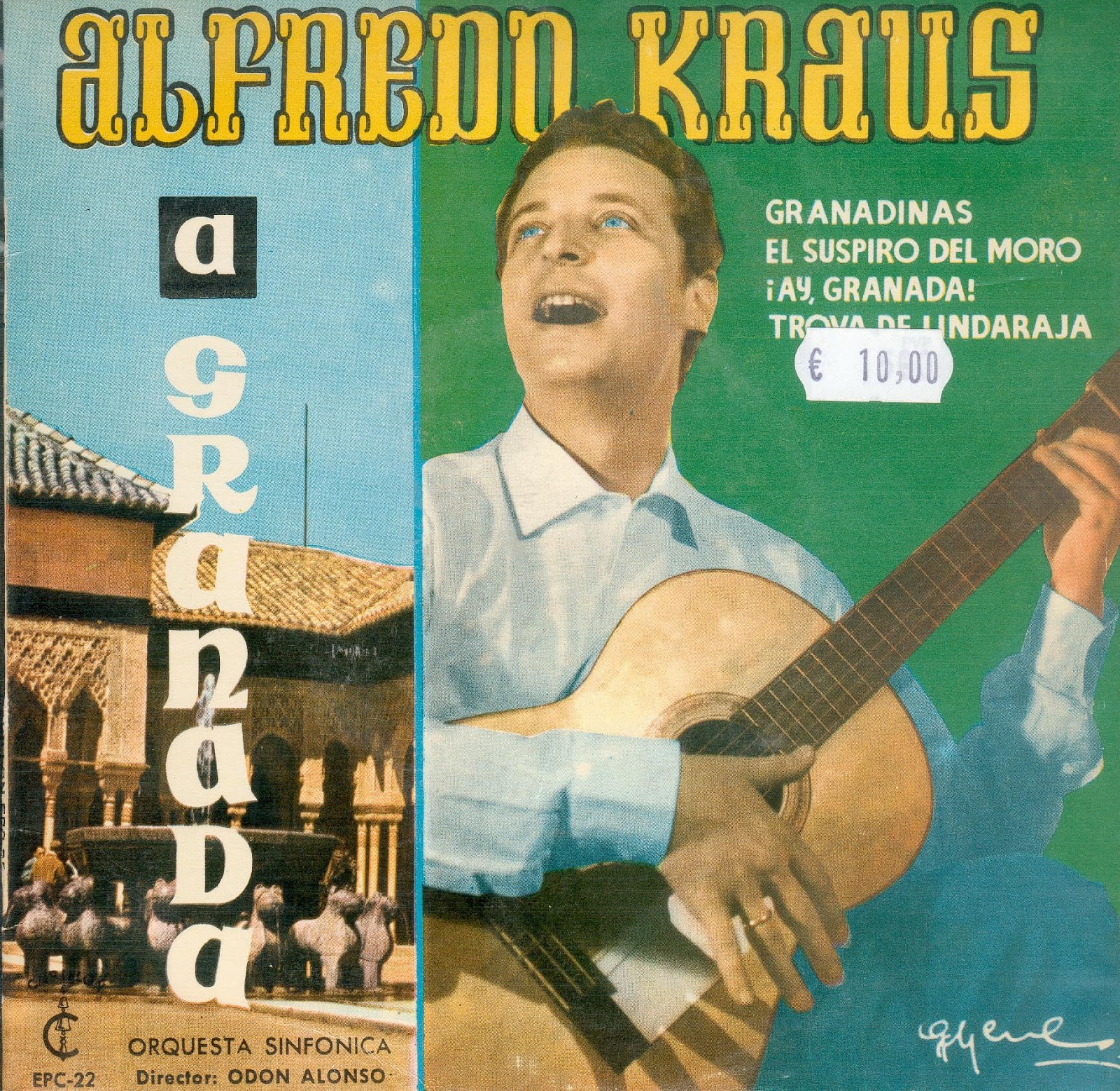 A TODA ZARZUELA ALFREDO KRAUS GRANADA