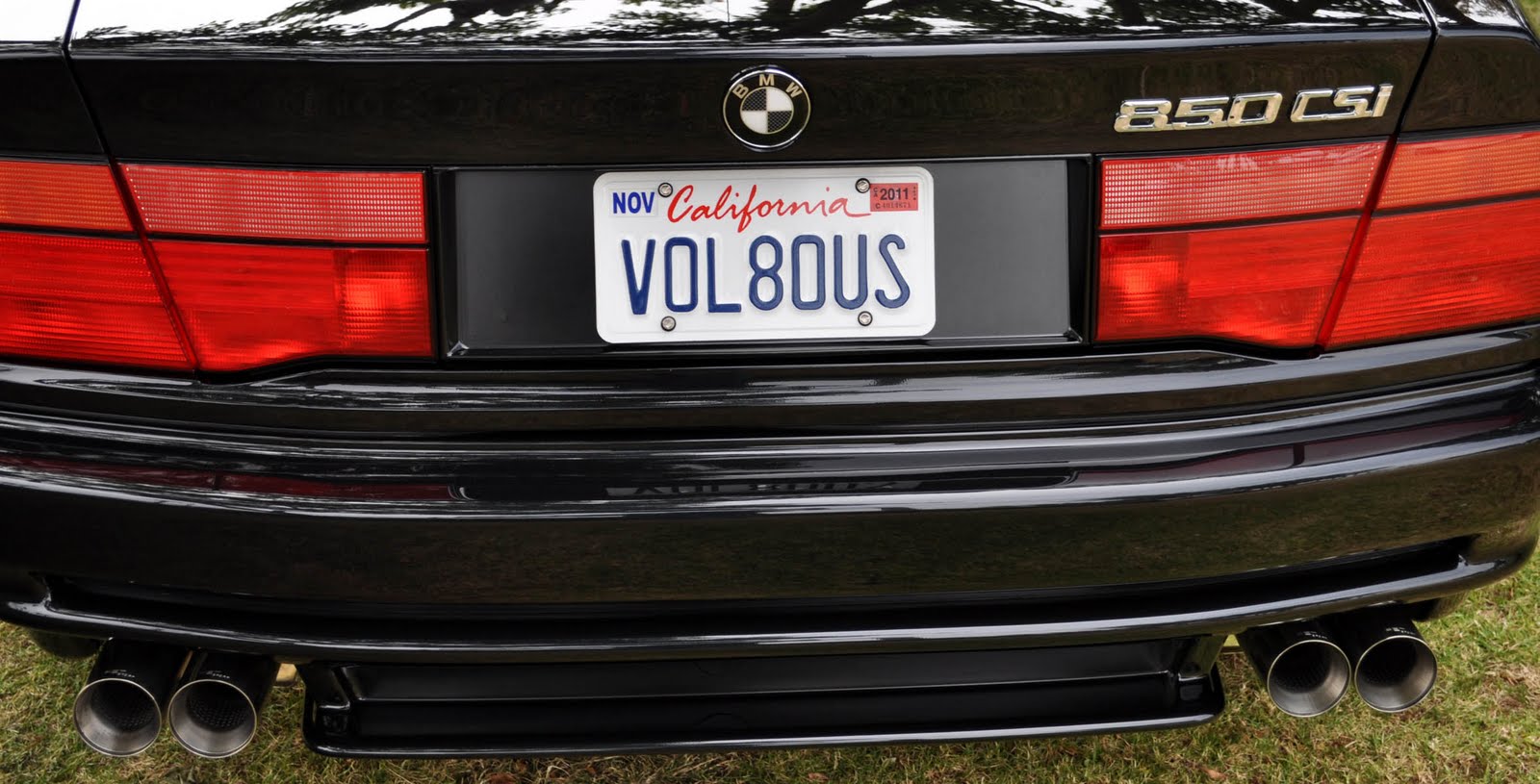 Just A Car Guy the vanity plates at this years BMW clean car concours