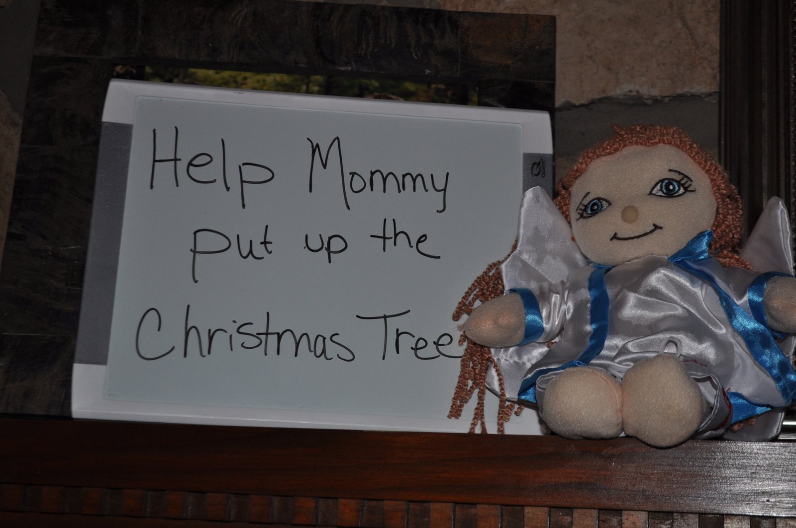 THE HUGHES FAMILY PUTTING UP THE CHRISTMAS TREE!